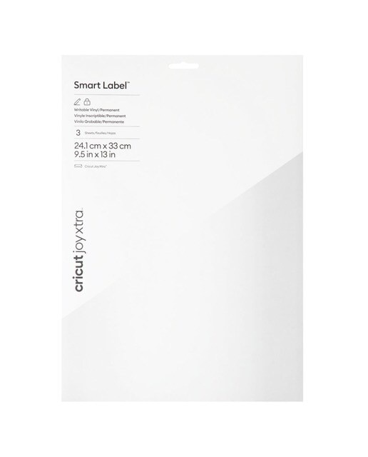 Imagen 0 de Vinilo grabable permanente Cricut Smart Label 3 Hojas para Joy Xtra