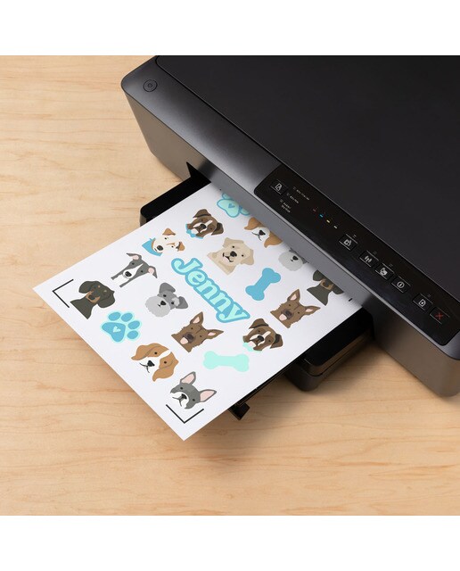 Imagen 2 de Kit vinilos imprimibles transparentes Cricut 5 + 5 Hojas para Joy Xtra