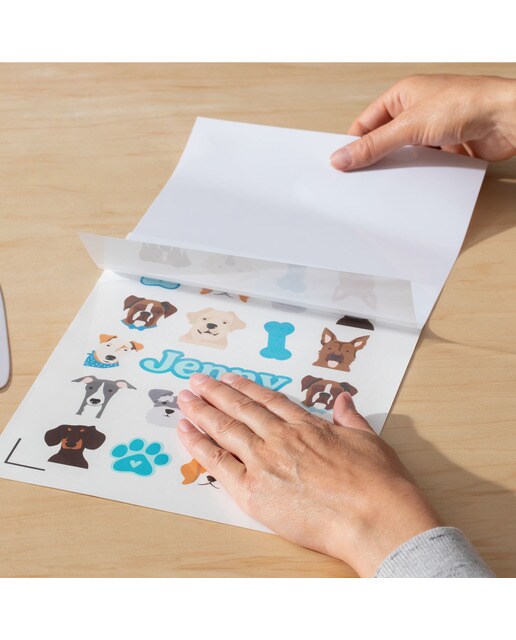 Imagen 3 de Kit vinilos imprimibles transparentes Cricut 5 + 5 Hojas para Joy Xtra