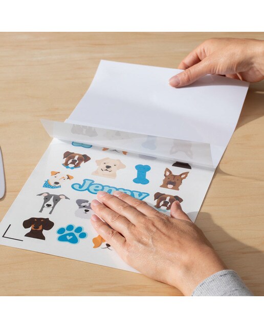 Imagen 6 de Kit vinilos imprimibles transparentes Cricut 5 + 5 Hojas para Joy Xtra