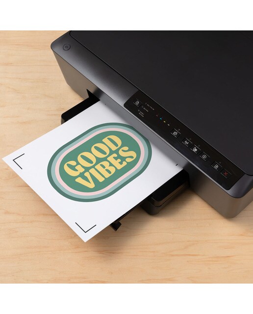 Cricut Iron On Vinil Imprimível Hotmelt de 5 folhas para Joy Xtra 2