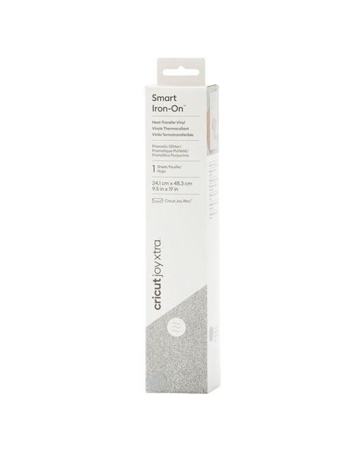 Cricut - Vinilo termoadhesivo Cricut Iron On Smart Glitter rollo 48 cm para Joy Xtra.