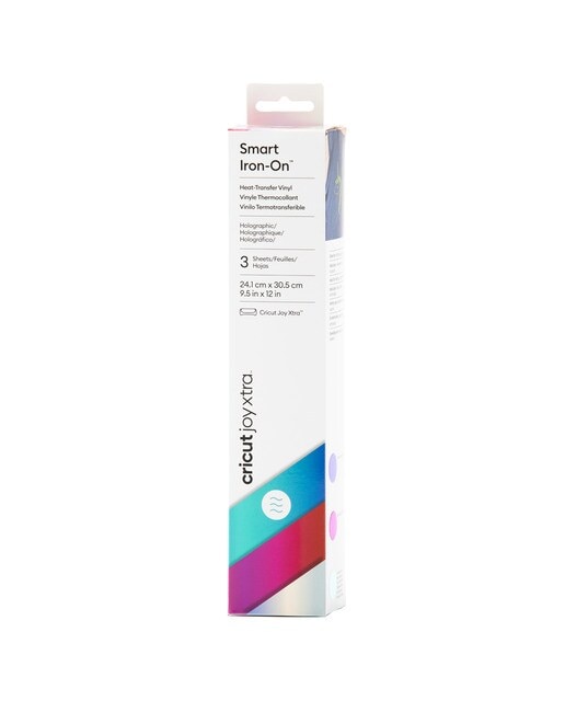 Cricut Smart Iron-On 3 folhas (Holográfico) para Joy Xtra 1