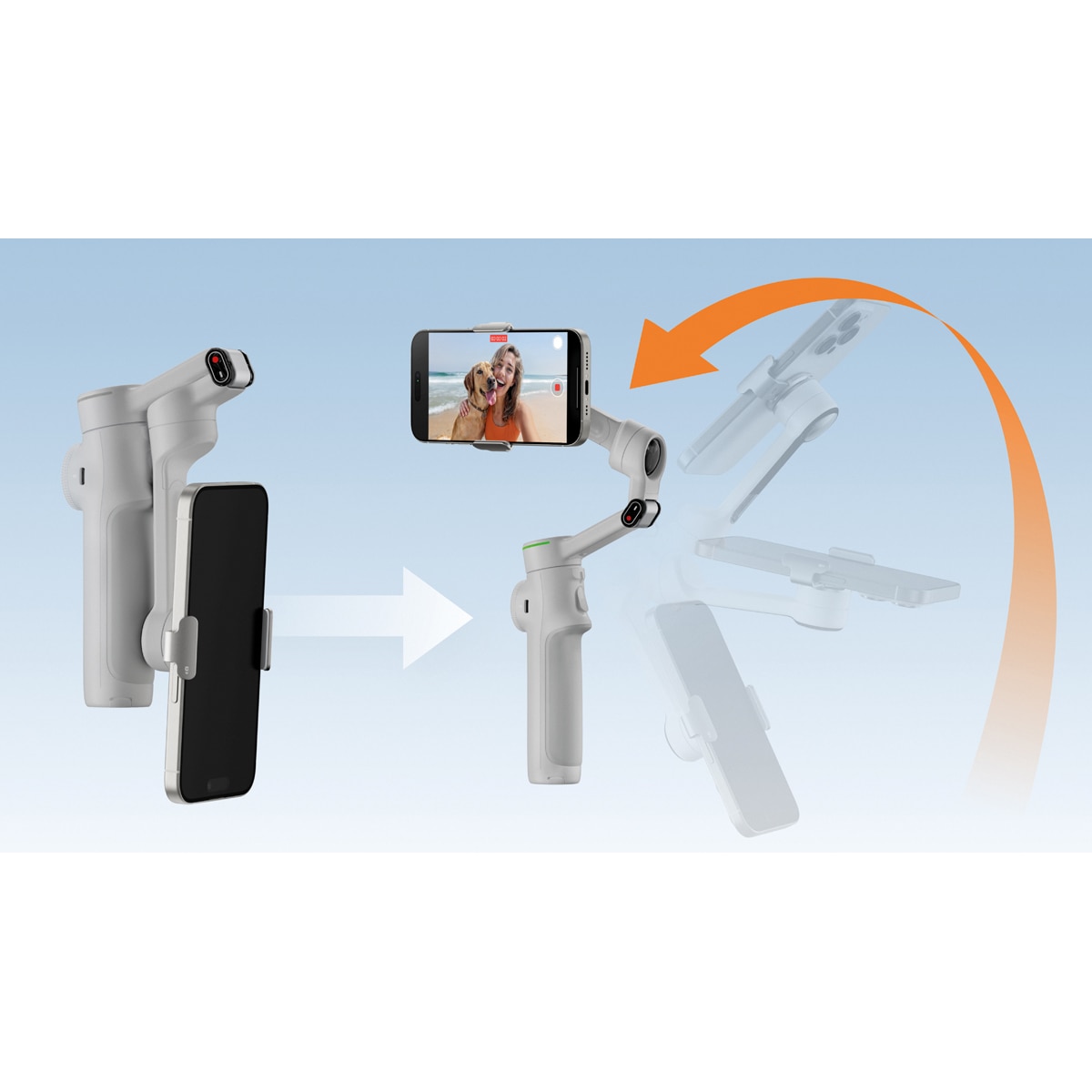 Estabilizador Insta360 Flow Pro 2 Branco-6