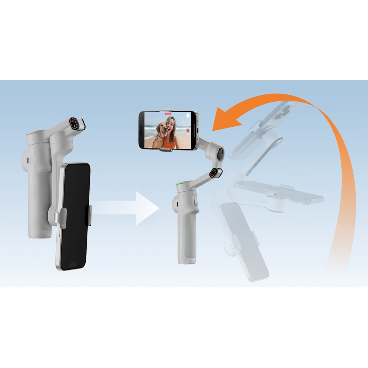 Estabilizador Insta360 Flow Pro 2 Blanco-6