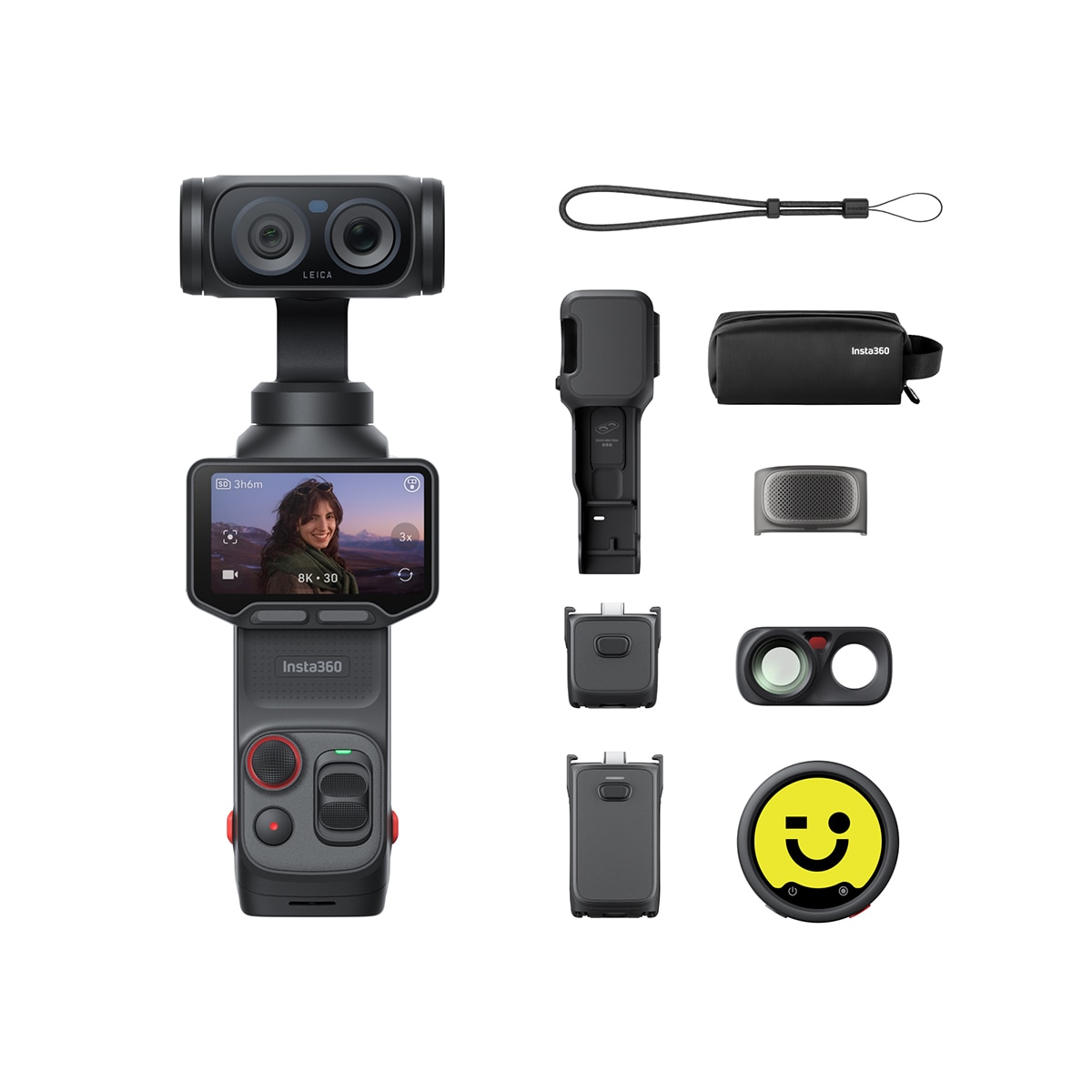 Imagen 0 de Cámara de acción insta360 Luna Ultra Creator Bundle Negro