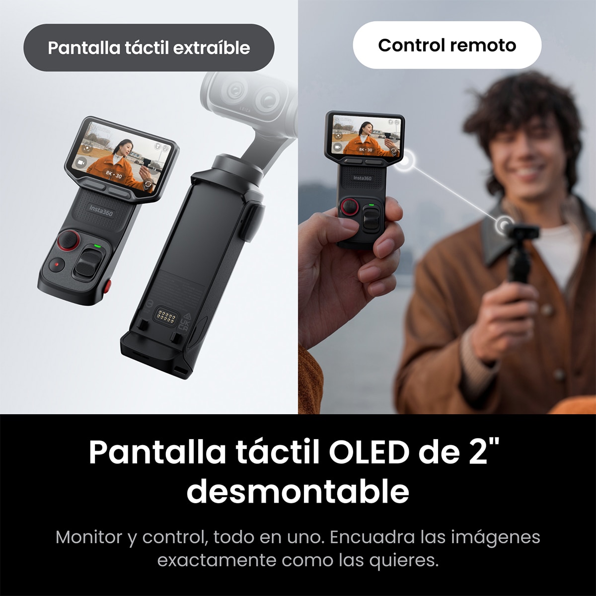Cámara de acción insta360 Luna Ultra Creator Bundle Negro-6