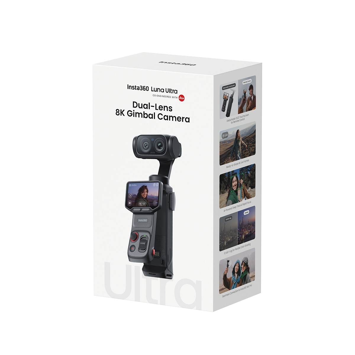 Cámara de acción insta360 Luna Ultra Creator Bundle Negro-12