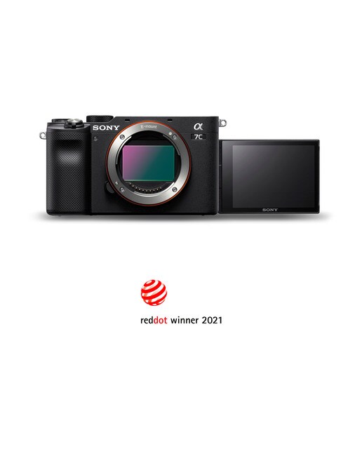 Sony Alpha 7C cámara Evil Full Frame cuerpo con sensor CMOS Exmor R de fotograma completo de 24,2 MP. Vídeos 4K(ILCE7CS.CEC) - Negro Negro-8