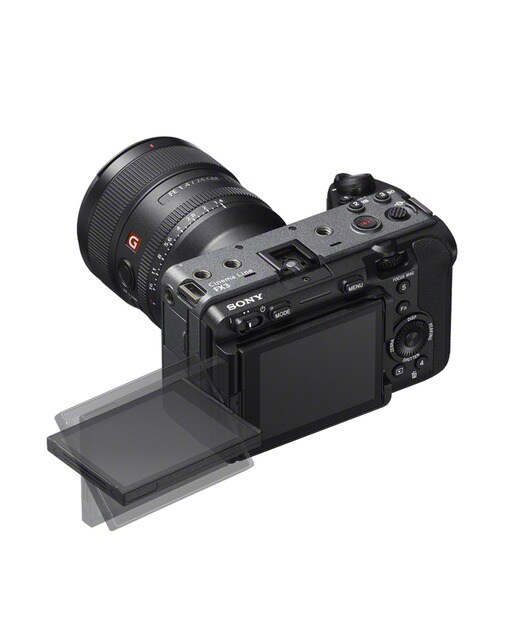 Sony Cinema Line FX3 cámara Evil Full Frame cuerpo con sensor CMOS Exmor R ideal para grabación de cine profesional (ILMEFX3.CEC) - Negro Negro-3