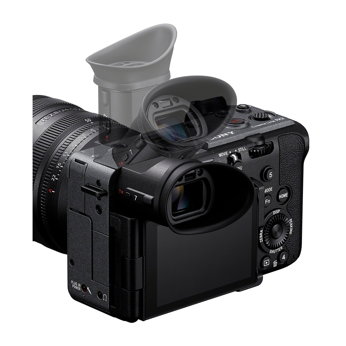 Sony Cinema Line FX2 cámara Evil Full Frame cuerpo con sensor CMOS Exmor R ideal para grabación de cine profesional (ILMEFX2B.CEC) Negro / Gris-5