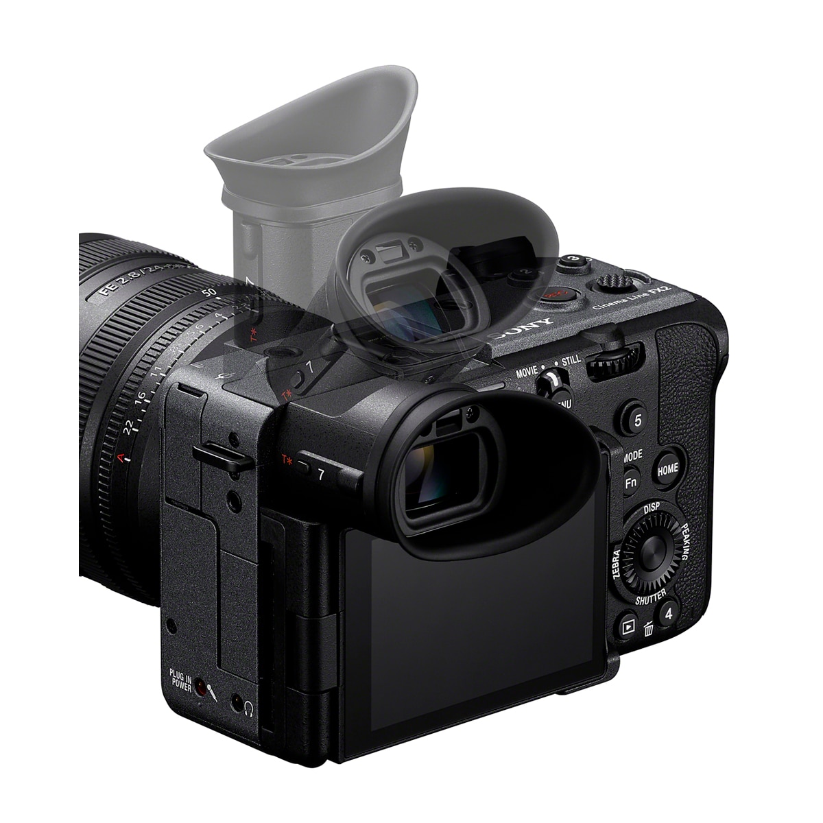 Sony Cinema Line FX2 cámara Evil Full Frame cuerpo + unidad de asa XLR con sensor CMOS Exmor R ideal para grabación de cine profesional (ILMEFX2B.CEC) Negro / Gris-4