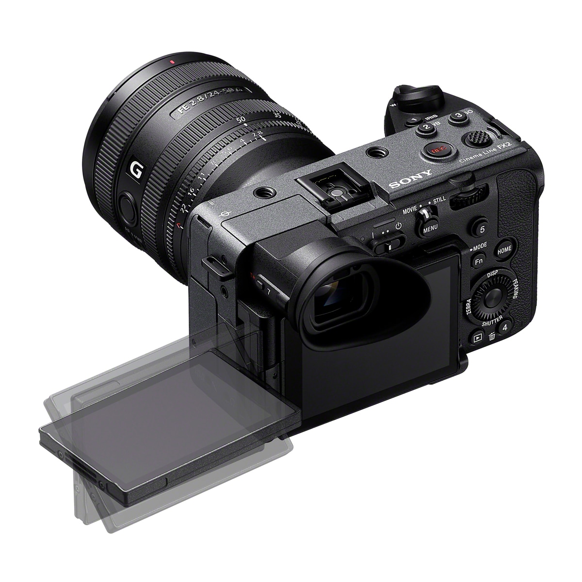 Sony Cinema Line FX2 cámara Evil Full Frame cuerpo + unidad de asa XLR con sensor CMOS Exmor R ideal para grabación de cine profesional (ILMEFX2B.CEC) Negro / Gris-9