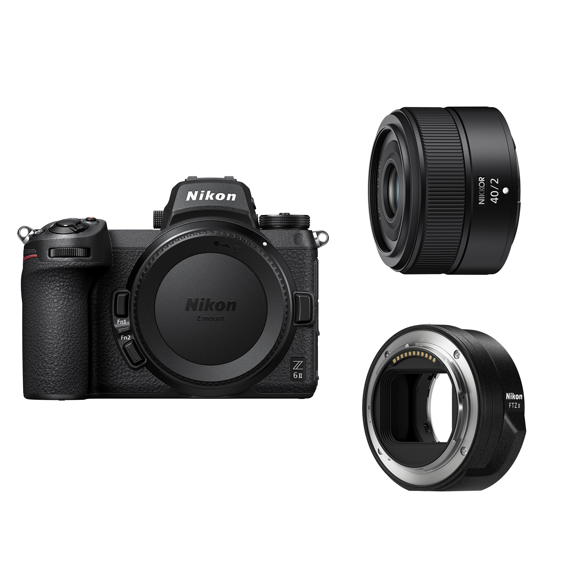 Imagen 0 de Cámara Evil Nikon Z6 II con Objetivo Nikkor Z 40mm F/2 y adaptador FTZ II