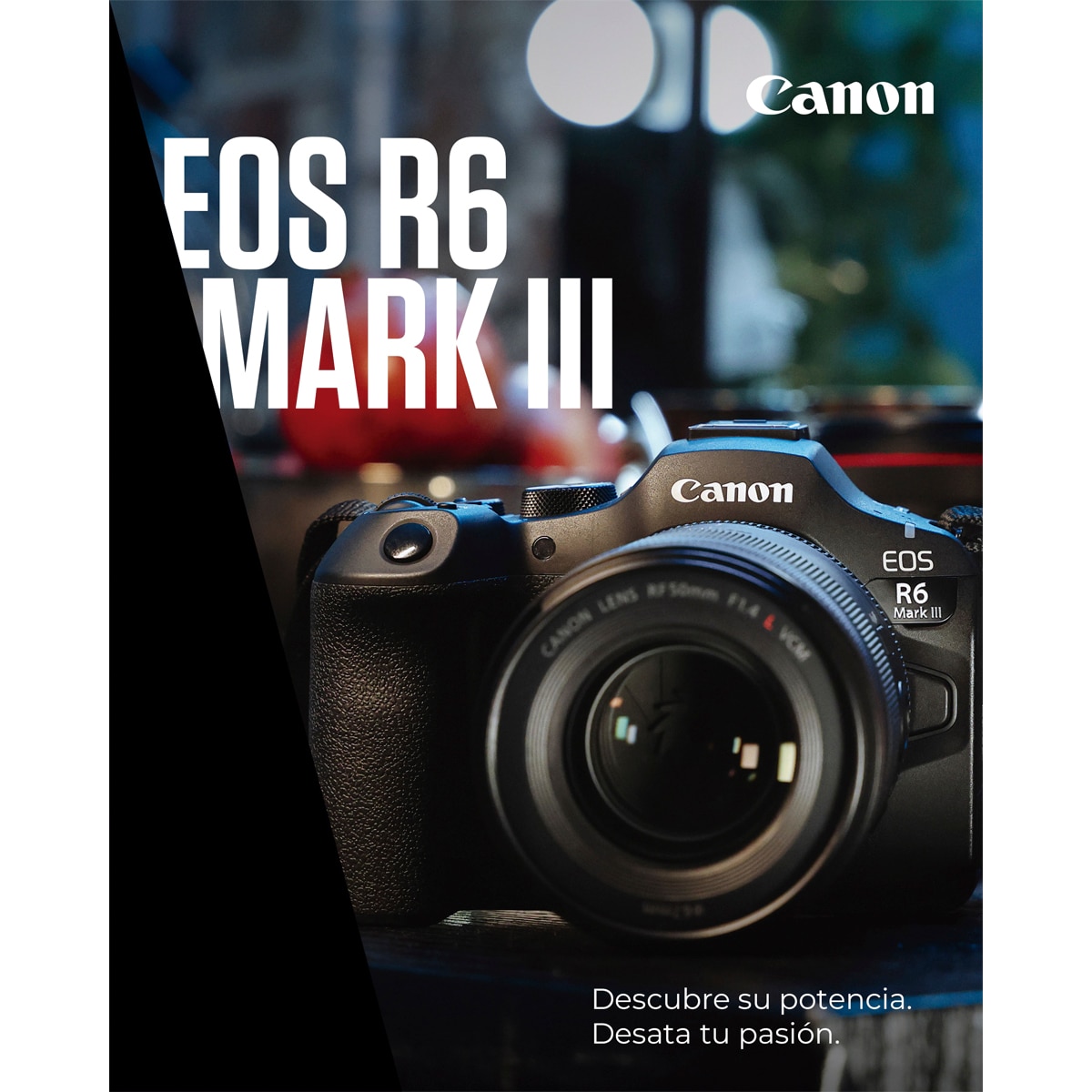 Câmara Evil Canon Eos R6 Mark III Corpo Preto-2