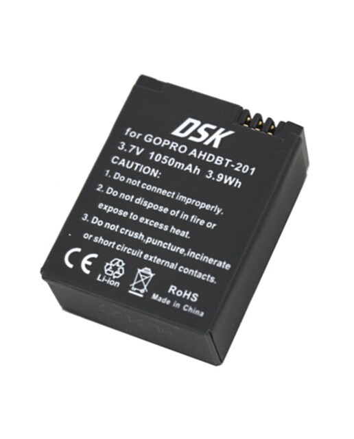 DSK - Batería DSK AHDBT-201 para cámaras GoPro.