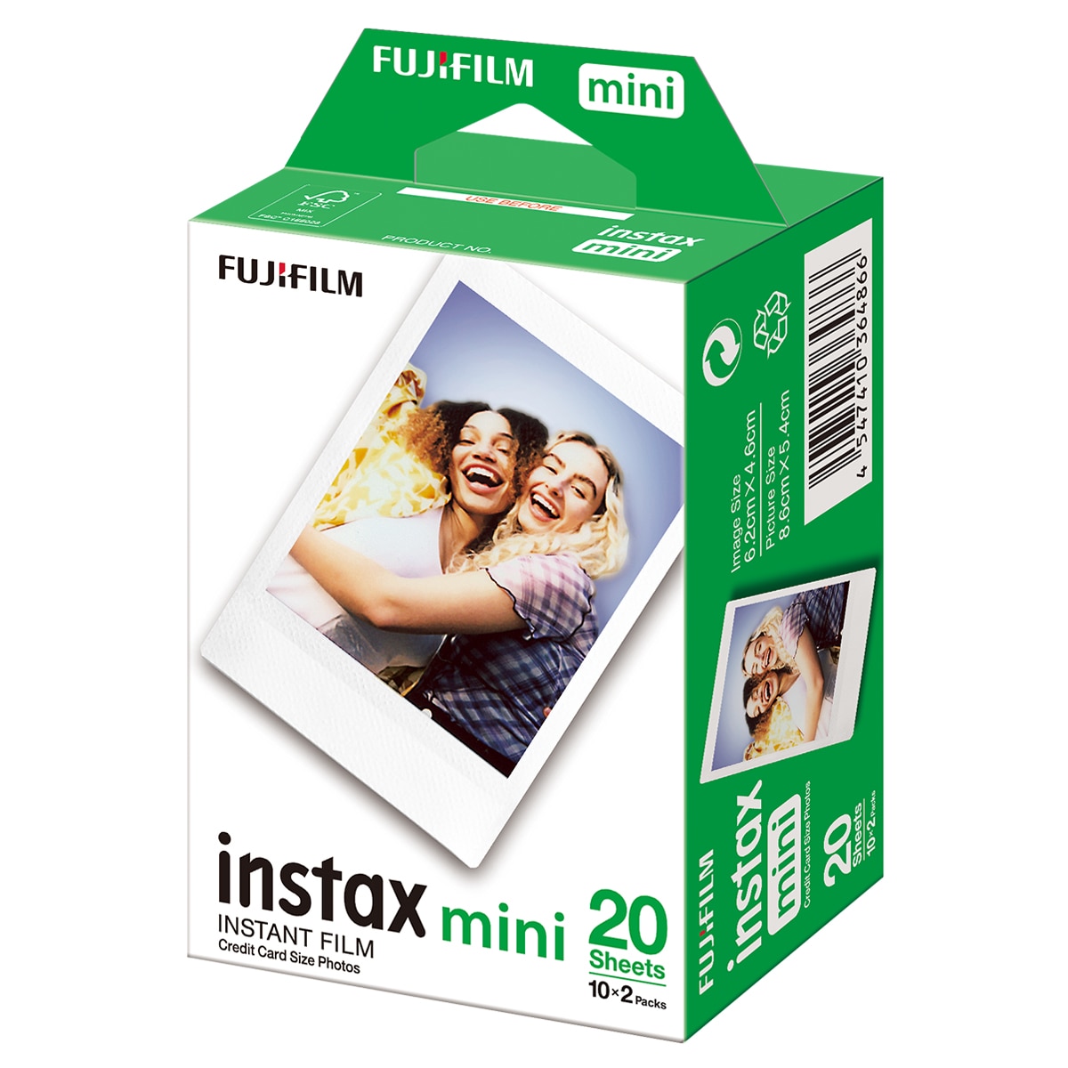 Imagen 0 de Película instantánea Fujifilm para Instax Mini 2 x 10 hojas