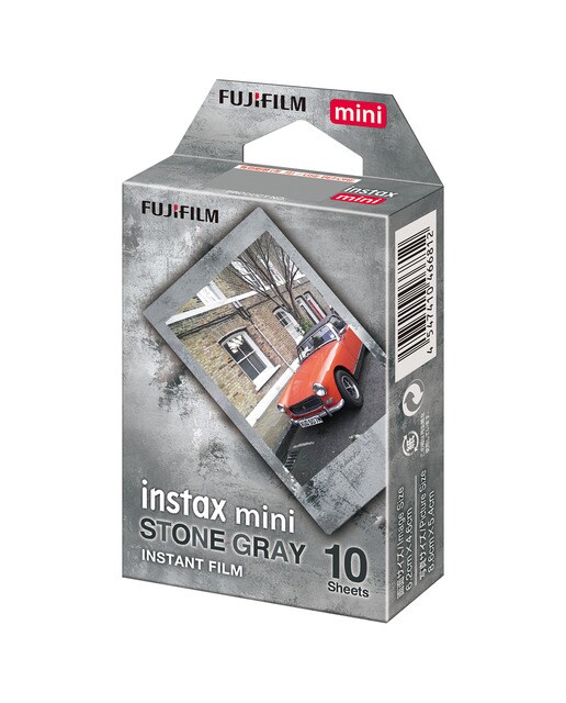 Fujifilm - Película instantanea Fujifilm para Instax Mini Stone Gray - 10 fotos.