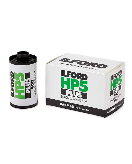 Imagen 0 de Película fotográfica Ilford HP5 Plus 400, 135/36, Blanco y negro Negro