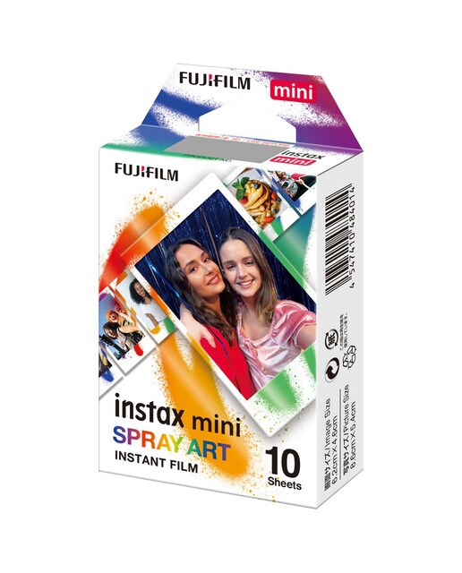 Película Instantántea Fujifilm instax mini Spray Art (10 fotos) - Blanco Blanco-1