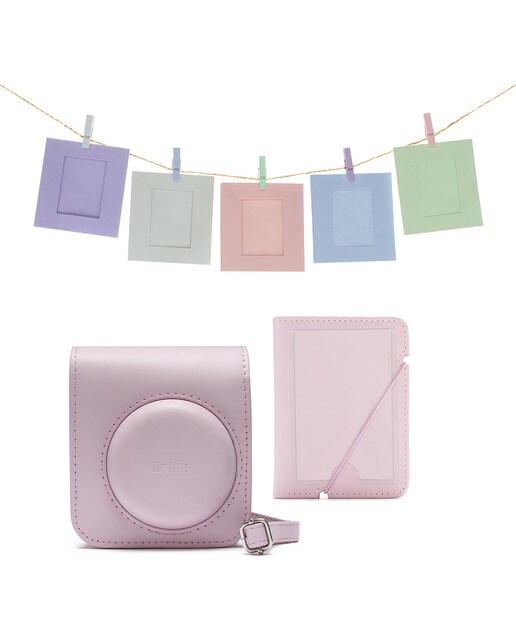 Kit de accesorios para instax mini 12 Rosa Rosa-2