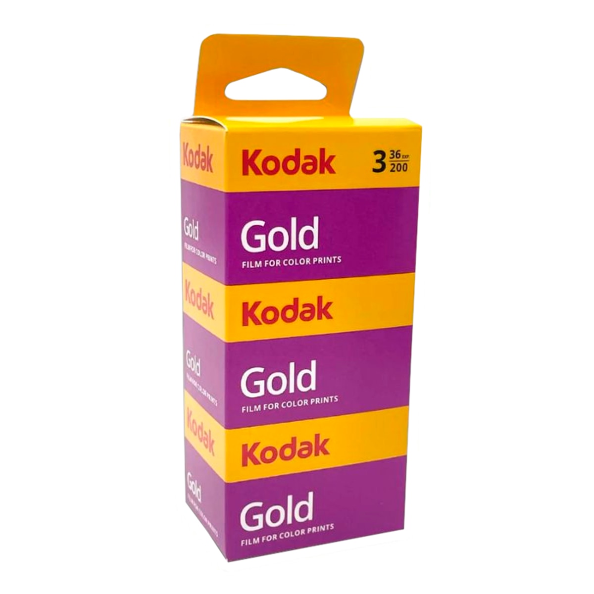 Imagen 0 de Película fotográfica Kodak Gold 200 Color Print 135-36 (3 Pack)