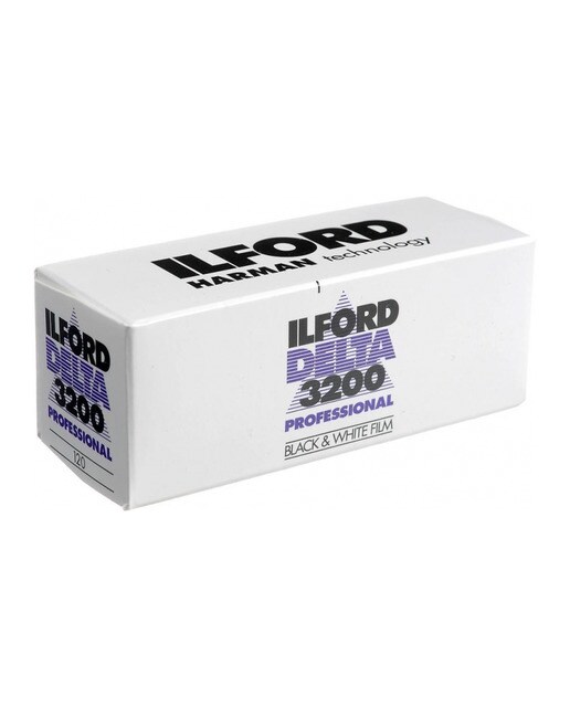 Película fotográfica Ilford Delta 3200, Blanco y - Negro Negro-1