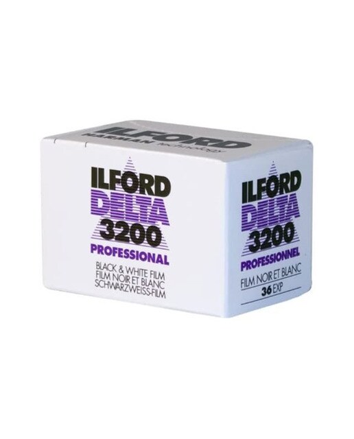 Imagen 0 de Película fotográfica Ilford Delta 3200, 135/36, Blanco y negro