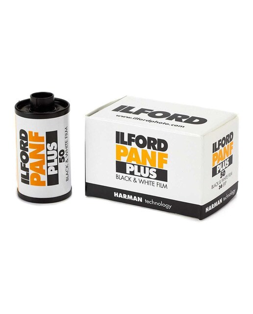 Imagen 0 de Película fotográfica Ilford PAN F Plus 50, 135/36, Blanco y negro