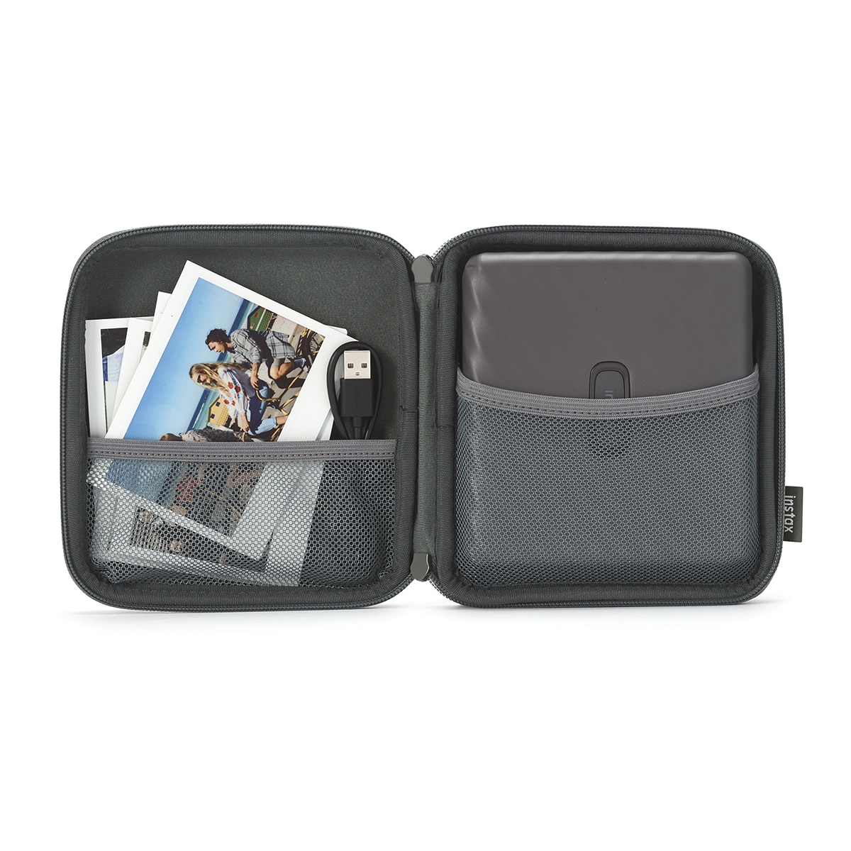 Funda original Fujifilm para impresora instax Link WIDE Gris-2