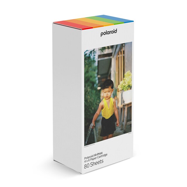 Papel Fotográfico adhesivo Polaroid para Hi Print, 80 fotos