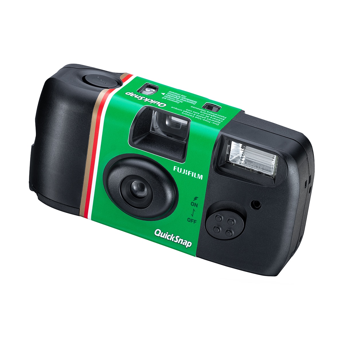 Cámara analógica desechable Fujifilm QuickSnap Negro / Verde-2