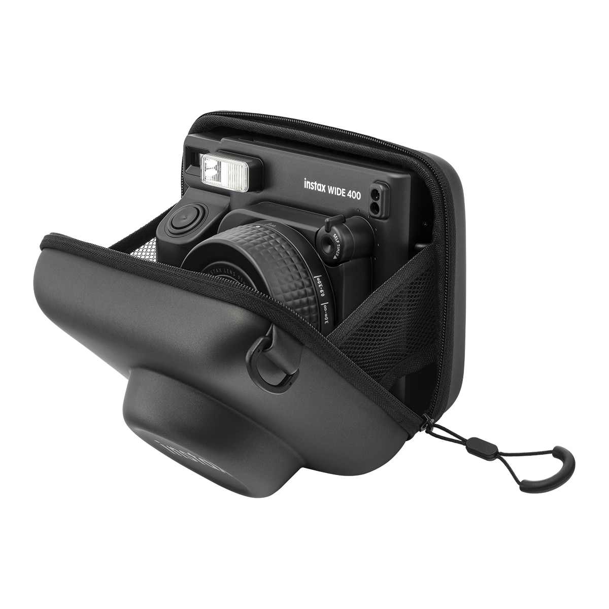 Funda original Fujifilm para cámara instax Wide 400 Negro-6