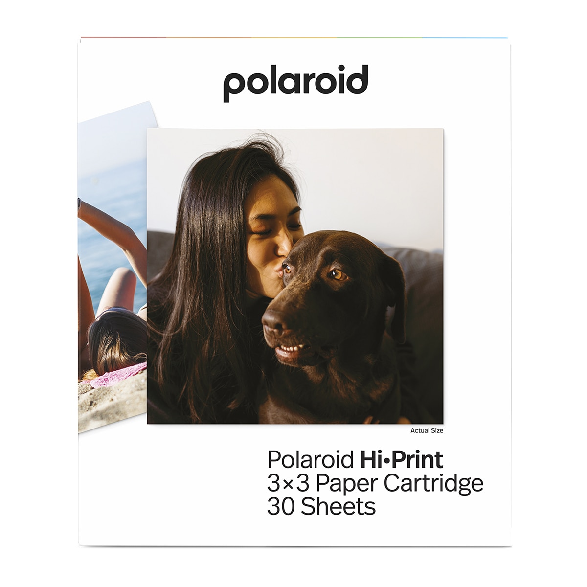 Imagen 0 de Cartucho de papel Polaroid para impresora fotográfica Hi-Print 3×3, 30 hojas