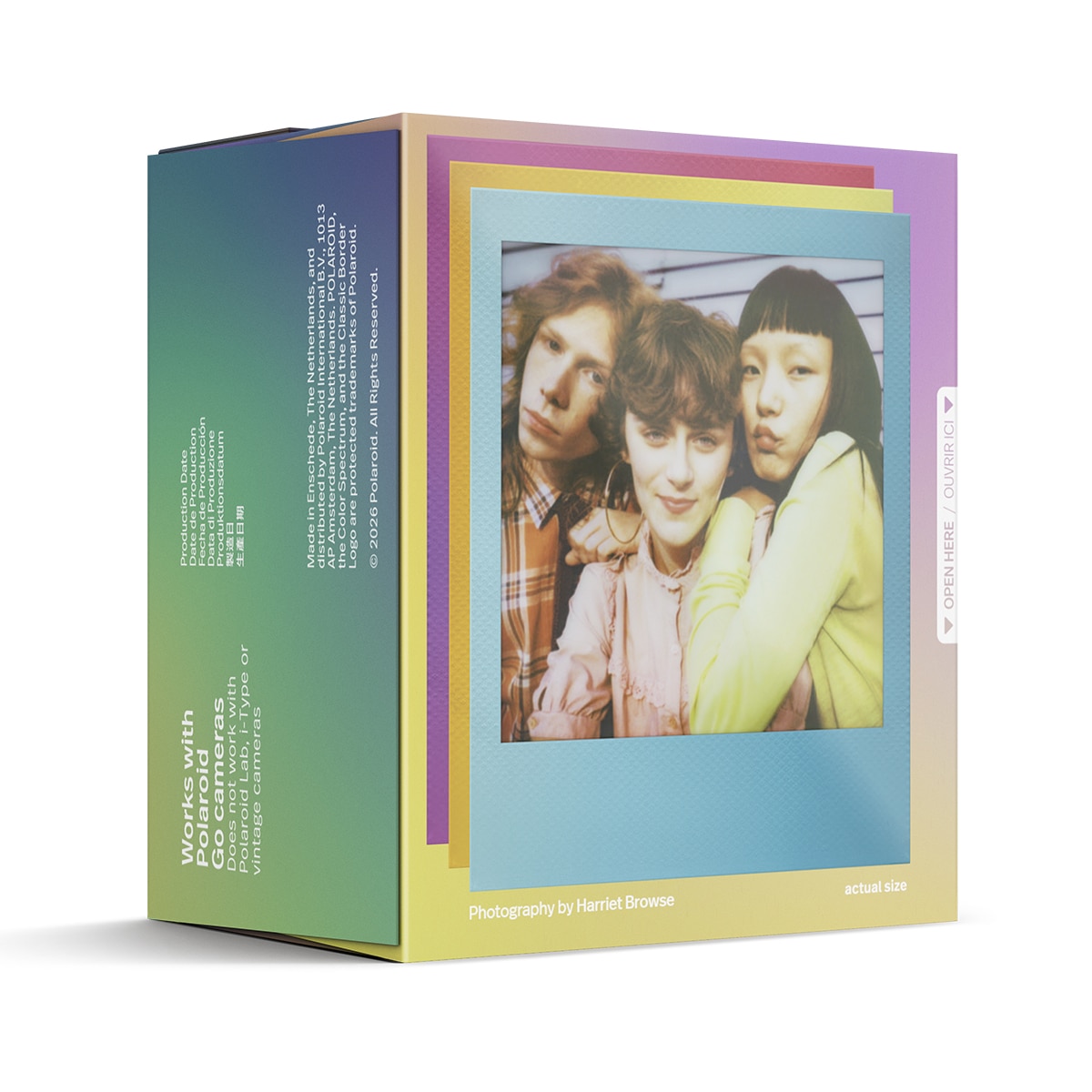 Pack doble de película Polaroid Color Go Gradient Frames para cámara Polaroid Go 3