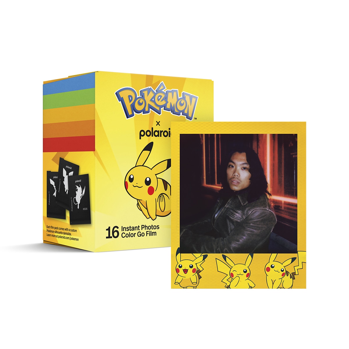 Papel fotográfico Polaroid Color Go, edición especial Pokémon Pikachu, pack doble (16 fotos) - Amarillo Amarillo-2
