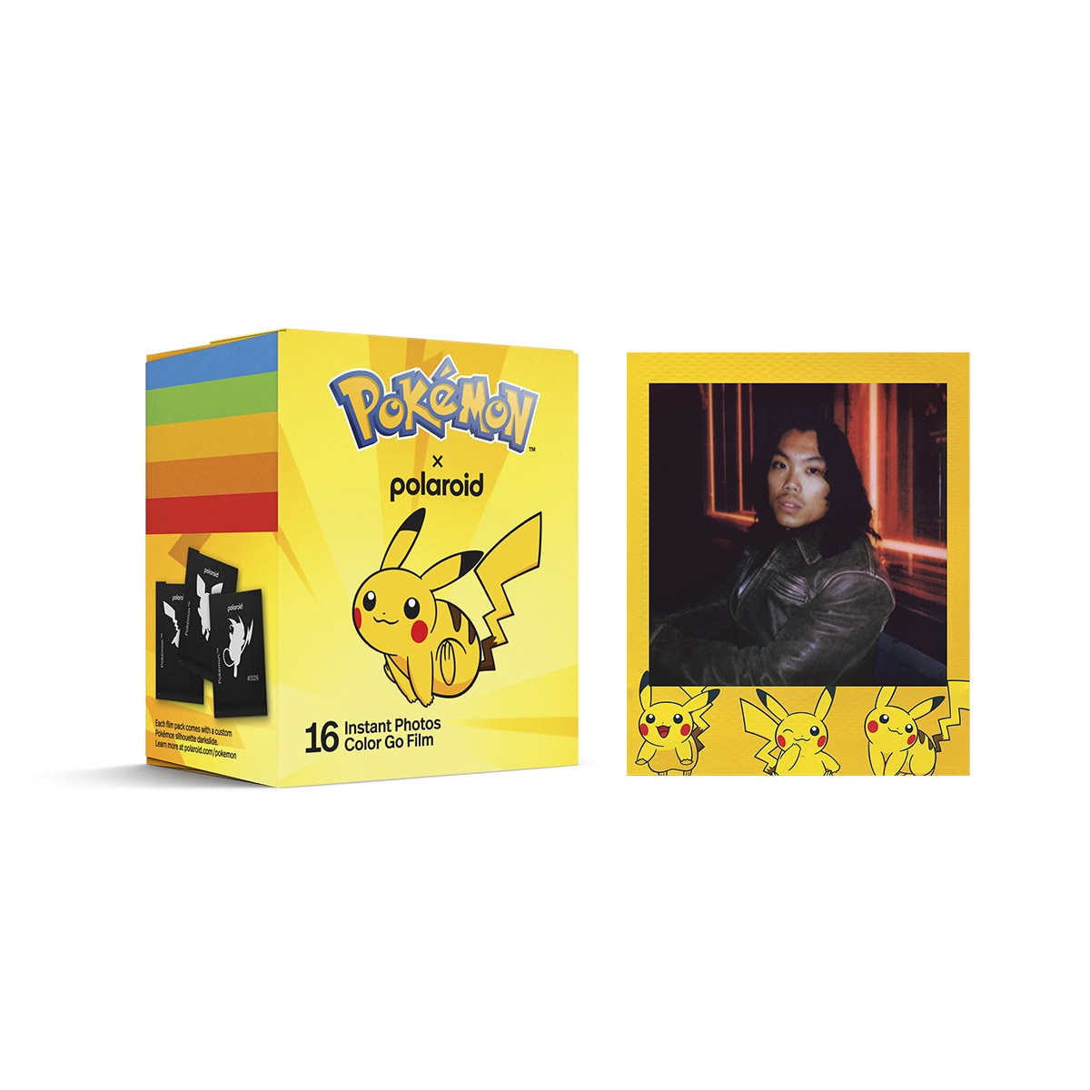 Papel fotográfico Polaroid Color Go, edición especial Pokémon Pikachu, pack doble (16 fotos) - Amarillo Amarillo-3