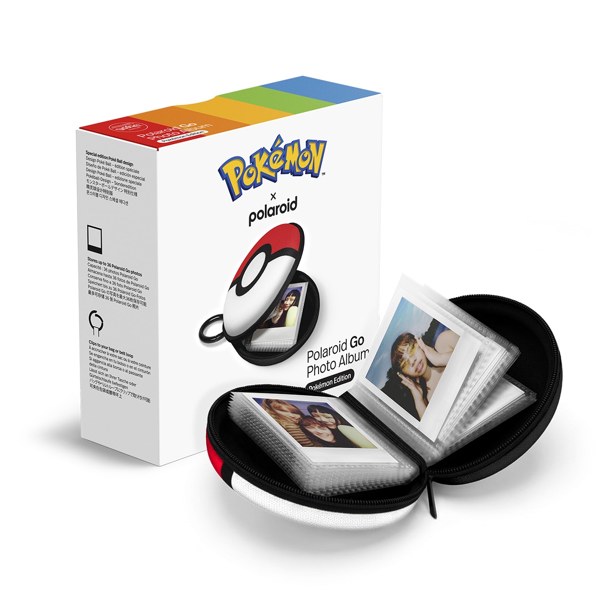 Álbum fotográfico Polaroid Go, edición especial Pokémon, compatible con película Go - Rojo Rojo-4