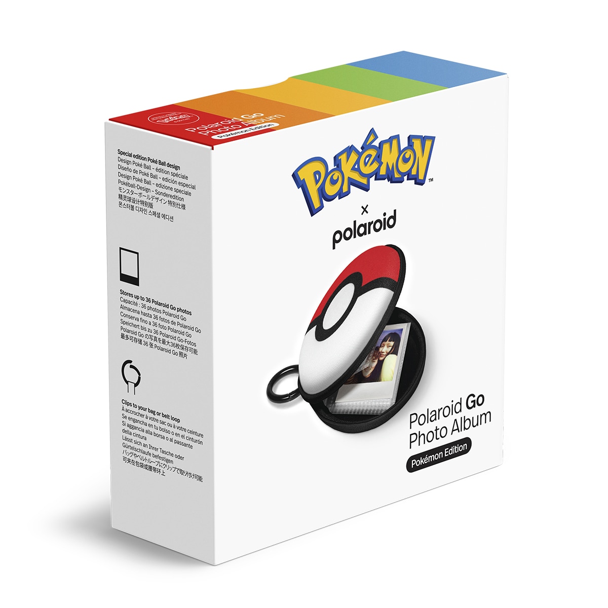 Álbum fotográfico Polaroid Go, edición especial Pokémon, compatible con película Go - Rojo Rojo-5