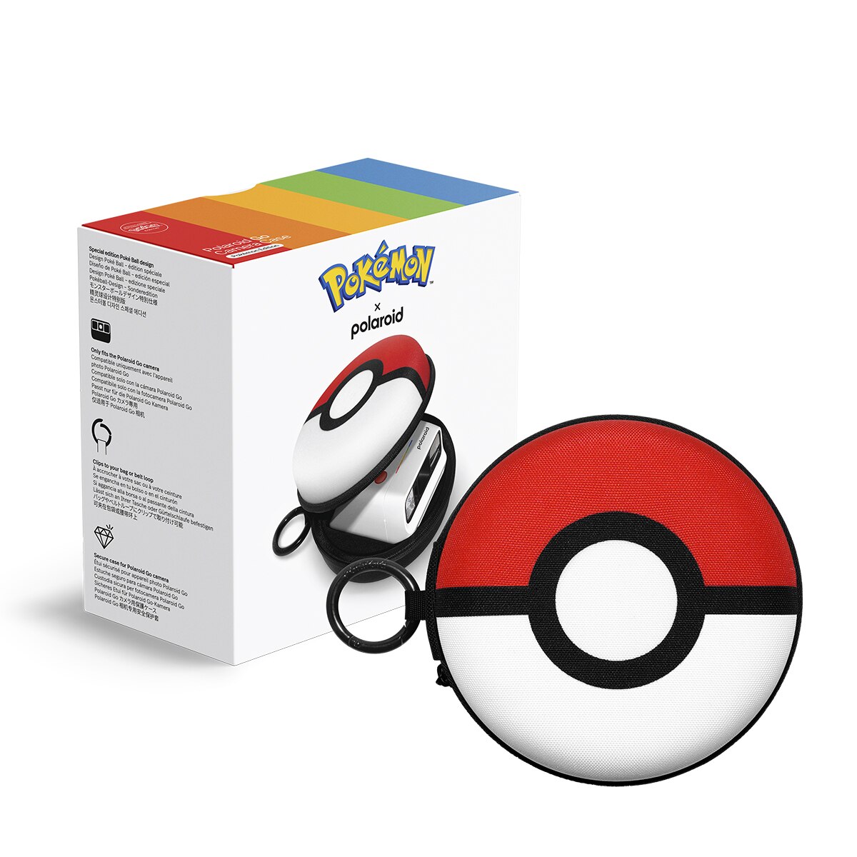 Funda para cámara Polaroid Go, edición especial Pokémon Rojo-3