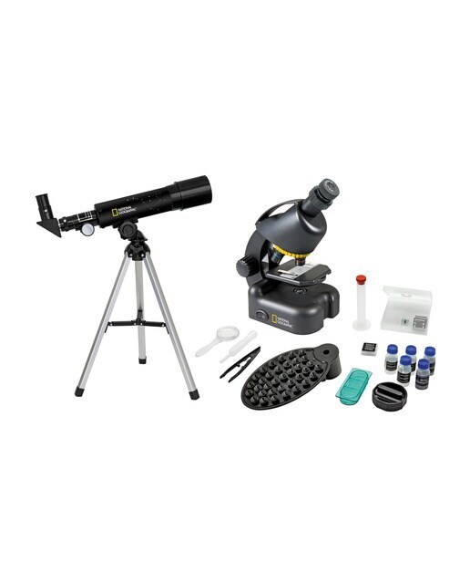 Set de Telescopio 50/360 + Microscopio 40X640x National Geographic