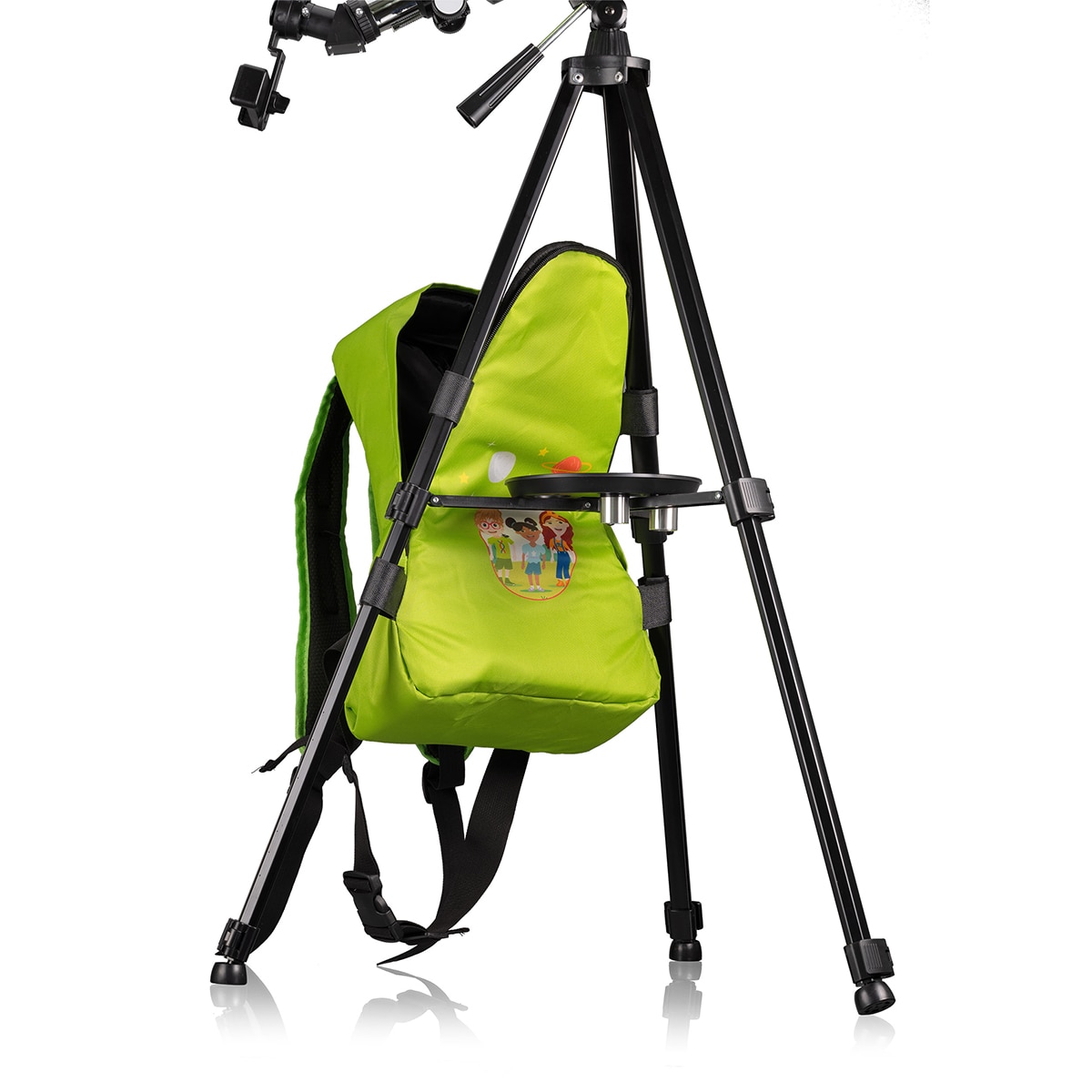 Telescopio Refractor Bresser 70/400 Junior con mochila y diversos accesorios Verde-6