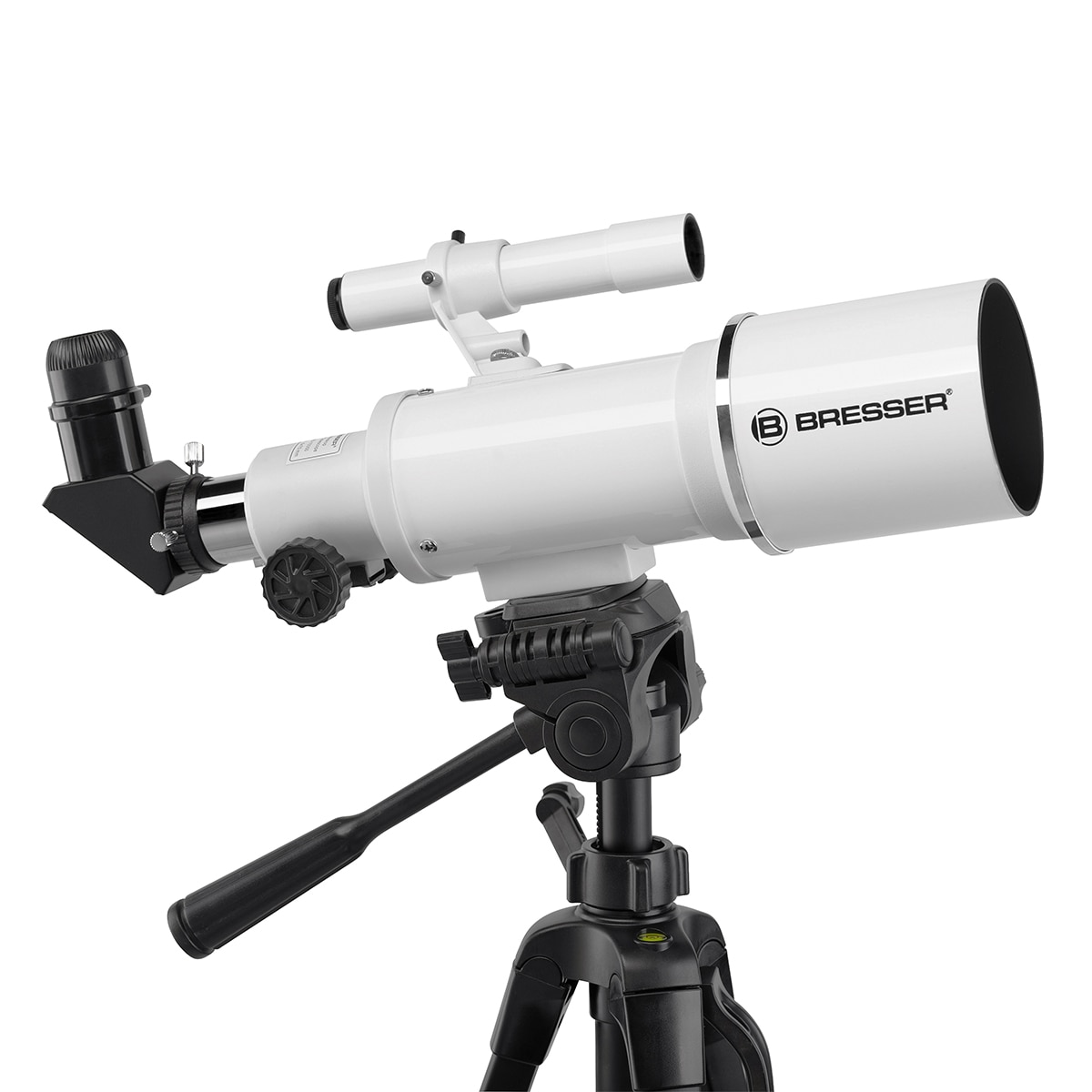 Telescopio Refractor Bresser 70/350 para observación astronómica y de la naturaleza Blanco-3
