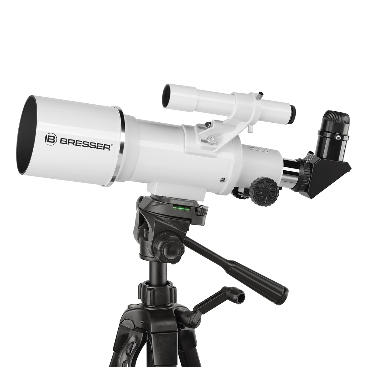 Telescopio Refractor Bresser 70/350 para observación astronómica y de la naturaleza Blanco-5