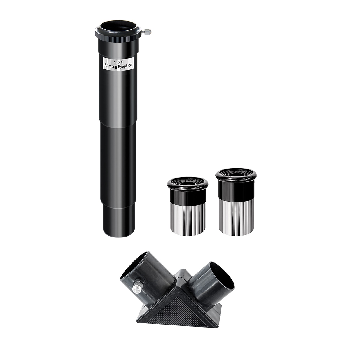 Kit National Geographic de telescopio Refractor acromático y microscopio de luz transmitida con hasta x640 aumentos Amarillo-5