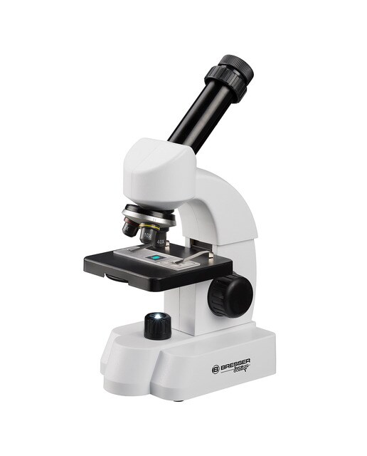 Microscopio Bresser Junior 40-640x con Juego de Accessorios inteligentes - Blanco / Negro Blanco / Negro-3
