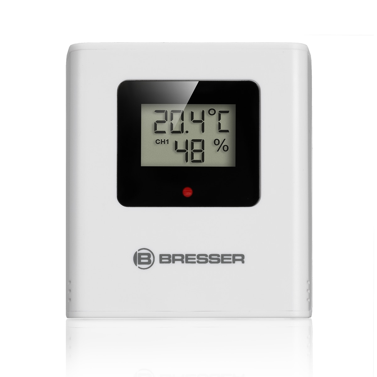 Estación Meteorológica Inalámbrica Bresser con medición de datos precisos, con pantalla elegante y simple Plata-5