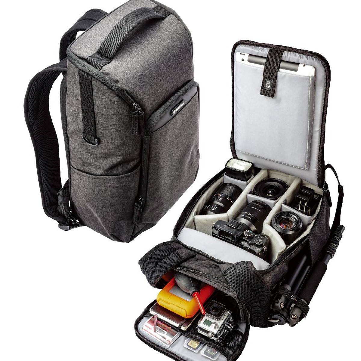 Mochila fotográfica Vanguard Vesta Aspire 41 GY  Gris Gris-7