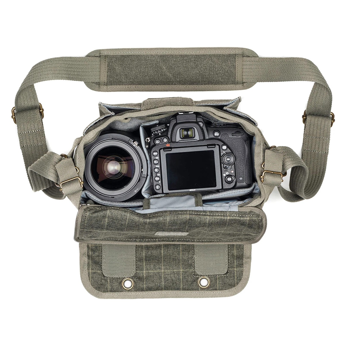 Bolso de hombro Think Tank Retrospective 5 V2.0 Piedra-5