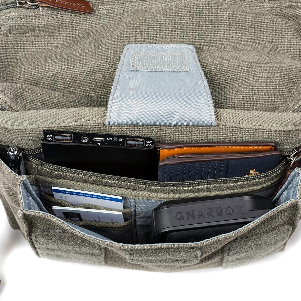 Bolso de hombro Think Tank Retrospective 5 V2.0 Piedra-7